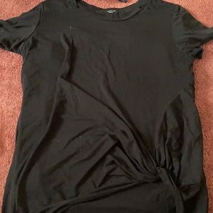 Tee with scrunch bottom